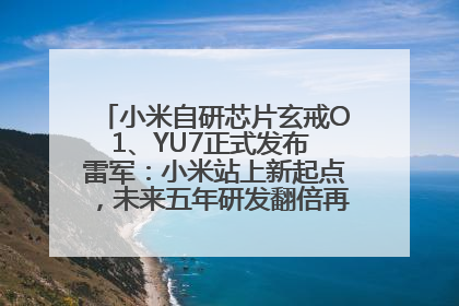 小米自研芯片玄戒O1、YU7正式发布 雷军：小米站上新起点，未来五年研发翻倍再投2000亿元